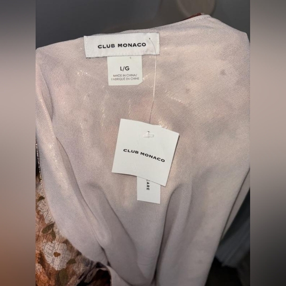 Club Monaco Floral Cami, Size Large, NWT - Picture 3 of 3